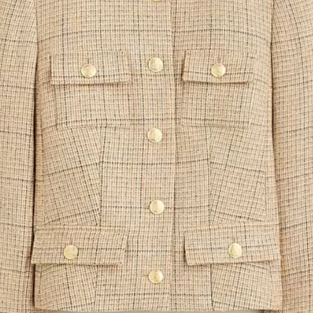 J Crew Isabelle lady jacket in tweed English plaid - Picture 3 of 8